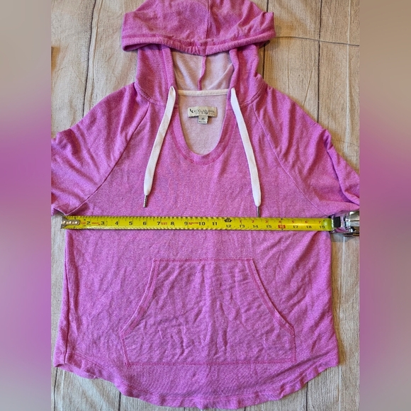 Koolaburra By Ugg Size XS French Terry Lightweight Pullover Hoodie Pink Soft - Picture 10 of 12